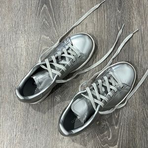 Women’s Silver Metallic Adidas size 6